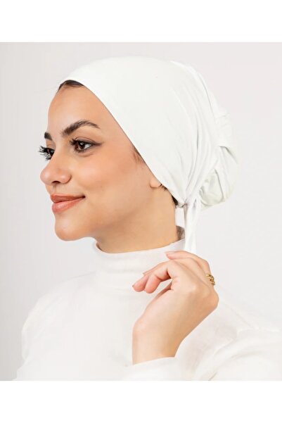 4seasons scarf Cotton Bandana with Bow Tie Loveval Off White