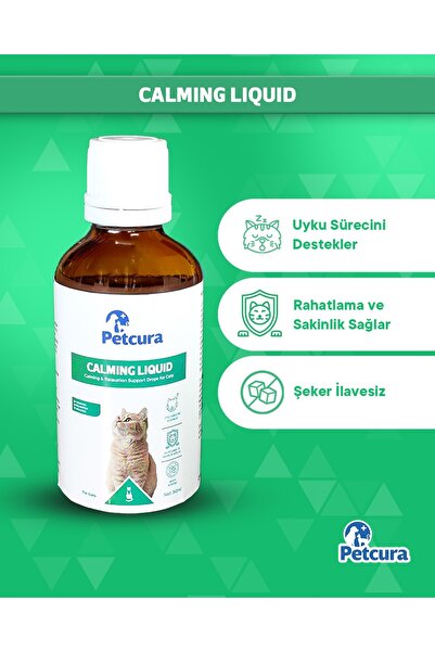 PETCURA Evcil Hayvan İkili Destek Seti ( Calming Liquid Damla + Calmcura 75 Tablet )
