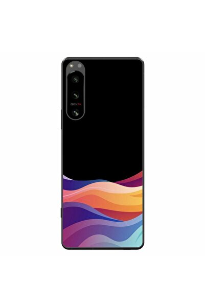 OEM Husa compatibila cu Sony Xperia 5 IV Silicon Gel Tpu Model Neon Waves