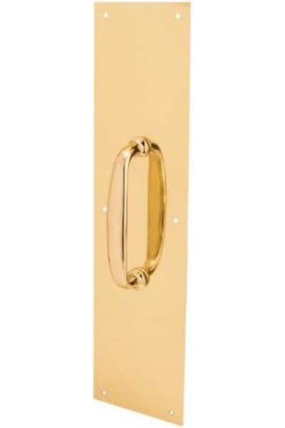 Yıldızan Ttktechnology Products J 4578 Door Pull Plate, 4-Inch X 40.6 Cm, Ova...