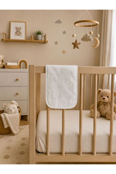 OMIYA BABY Baby Shoulder Diaper |   100% Cotton Double-Sided Muslin and Towel Surface