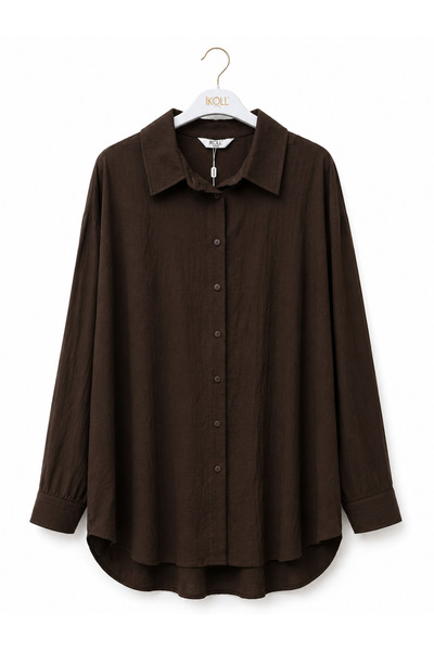 İDOL GİYİM Women's Oversize Relaxed Fit Shirt
