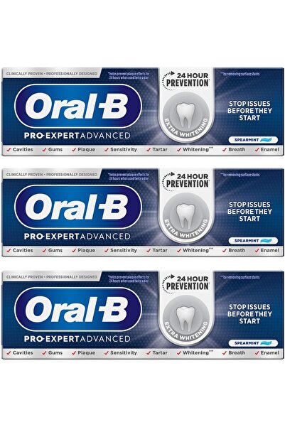 Yıldızan Ttktechnology Oral-B Pro-Expert Advanced Extra Whitening Toothpaste ...