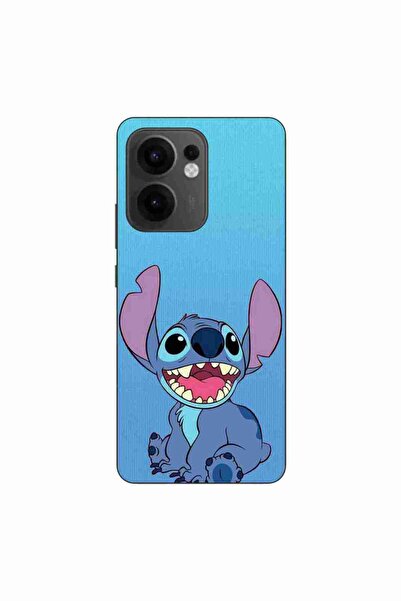 OEM Husa compatibila cu Oppo Reno13 F Silicon Gel Tpu Model Stitch Blue