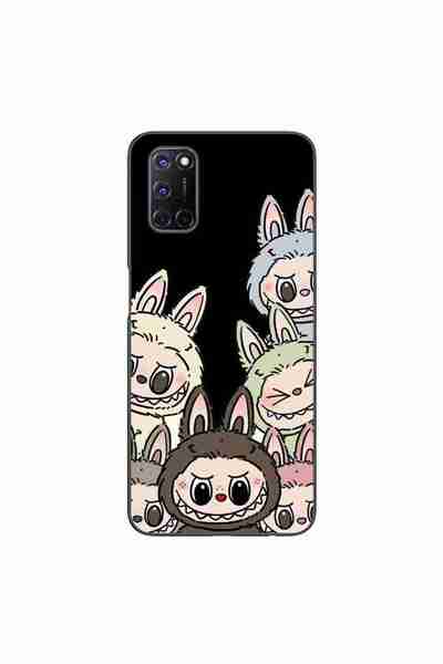 OEM Husa compatibila cu Oppo A72 Silicon Gel Tpu Model Labubu Pattern Black