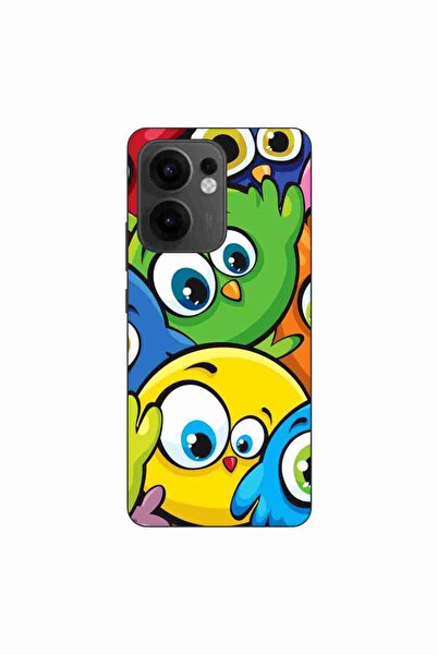OEM Husa compatibila cu Oppo Reno13 F Silicon Gel Tpu Model Bufnite Colorate