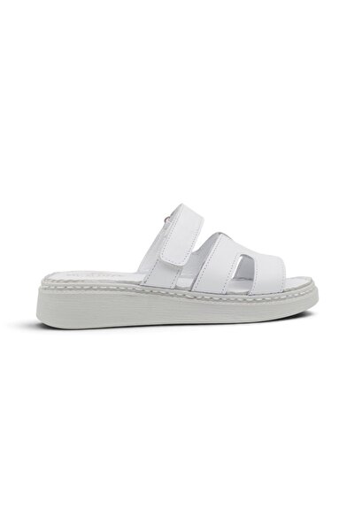 Shoes MR WHITE ORTHOPEDIC H MODEL ŽENSKIH PAPUČA OD PRAVE KOŽE SA TRAKAMA