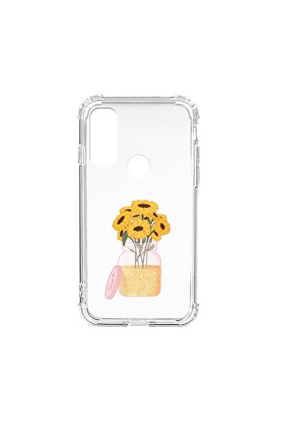 bestcase Husa Anti Shock Silicon Compatibila Cu Motorola Moto E30, Sun Flower...