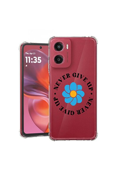bestcase ¬Æ Husa pentru Motorola Moto G05, Anti Shock 1.5MM, Never Give Up, P...