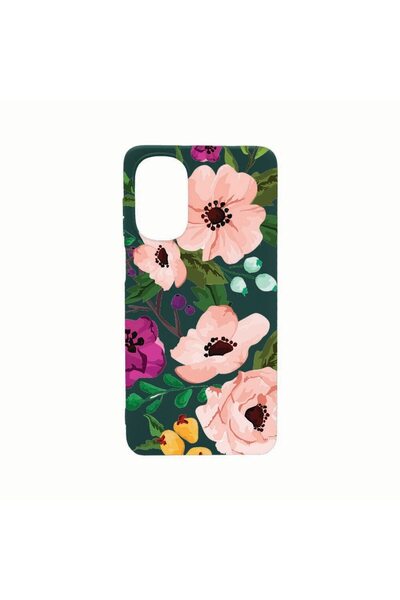 bestcase Husa Silicon, Compatibila Cu Motorola Moto E32s, Pastel Flowers, Rez...