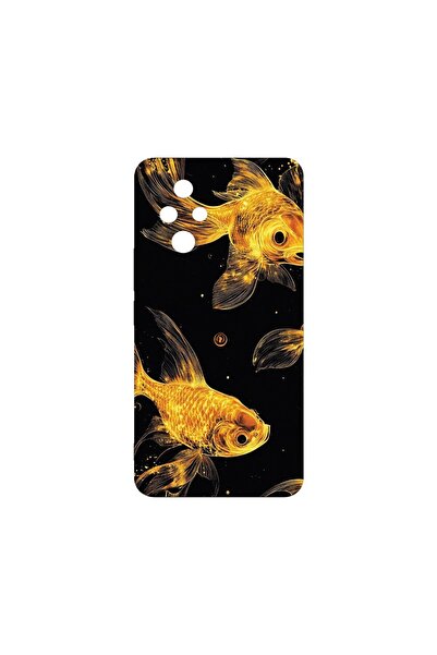 bestcase Θήκη για Honor 200 Pro, BestCase® Λεπτή Σιλικόνη 0.8MM, Χρυσά Ψάρια,...