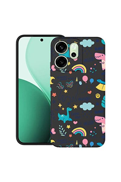 bestcase Ултра тънък TPU калъф, съвместим с OPPO Reno15, с дизайн на еднорог ...
