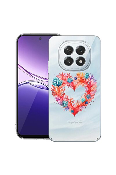 bestcase Θήκη για OPPO F29 Pro με σχέδιο κοραλλί καρδιάς, Διαφανής λεπτή σιλι...