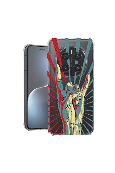 bestcase Θήκη για Honor Magic7 Pro, Αντικραδασμική 1.5MM, Rock Festival, Προσ...