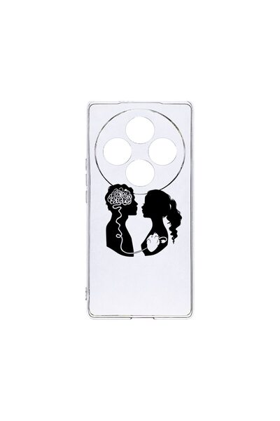 bestcase Husă transparentă din silicon de 2MM, compatibilă cu OPPO Reno12 FS ...