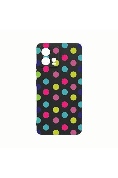 bestcase Husa Silicon, Compatibila Cu Motorola Edge 30 Fusion, Dots Color, Re...