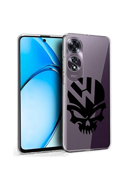 bestcase ¬Æ Husa pentru OPPO A60 4G, Clear Silicon 2MM, VW Skull, Antisoc, Pr...