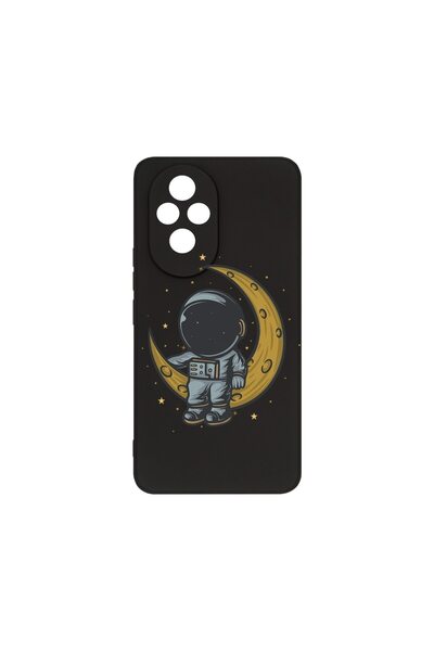 bestcase ¬Æ Husa Premium Silicon, Compatibila Cu Honor 200, Astronaut on Moon...