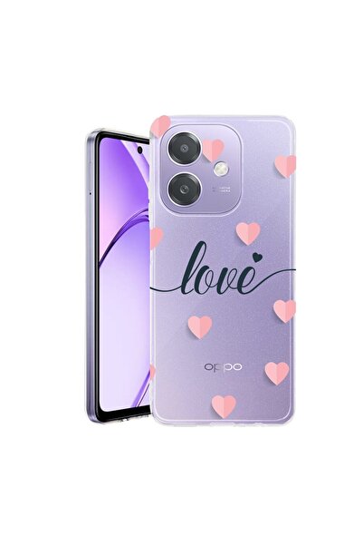 bestcase Husă pentru OPPO A40 / A40M, BestCase® Silicon transparent 2MM, Love...