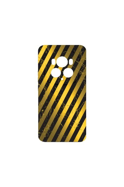 bestcase Θήκη Σιλικόνης Premium, Συμβατή με Honor Magic6 Pro, Χρυσές Ρίγες, Λ...