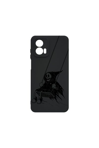 bestcase ¬Æ Slim SIlicon 0.8MM Case, Compatible with Motorola Moto G85, Death...