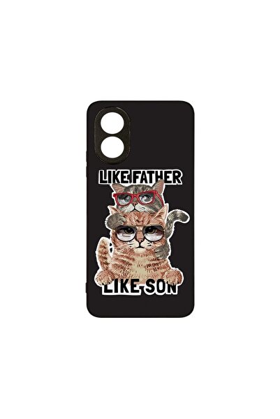 bestcase Θήκη MaxSafe, Συμβατή με OPPO A38 4G, Γάτα Πατέρας και Γιος, Χρώματα...