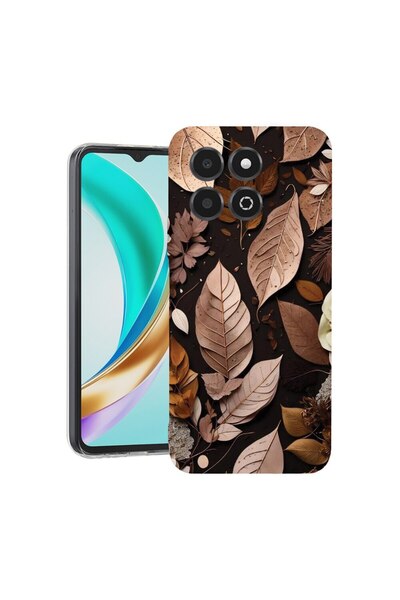 bestcase Husa pentru Honor X6b, BestCase¬Æ Clear Silicon 2MM, Autumn Feathers...
