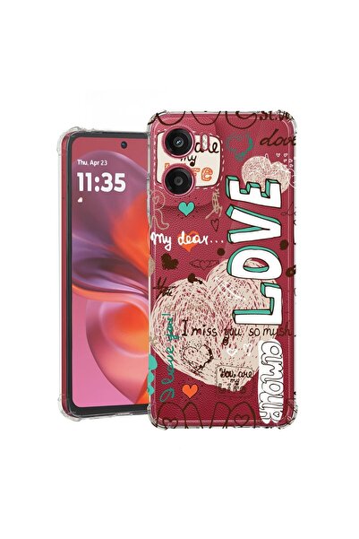 bestcase ¬Æ Husa pentru Motorola Moto G05, Anti Shock 1.5MM, Love, Protectie ...