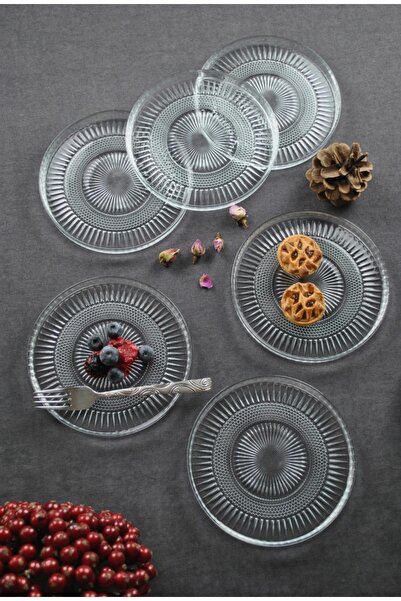 çukurova home Şık Pasta Tabağı ( 6 Adet ) 16 cm