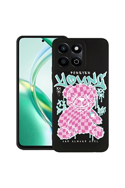 bestcase Θήκη για Honor 200 Smart, Λεπτή Σιλικόνη, Αρκουδάκι Αιώνια Νεότητα, ...