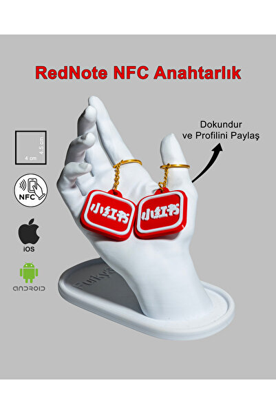Çipli (NFC) Red Note Anahtarlık