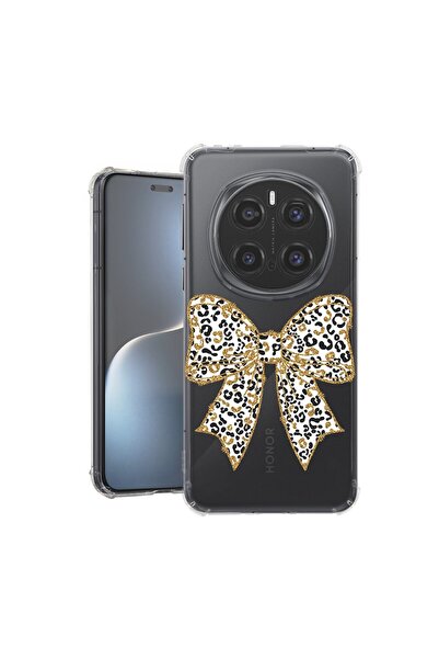 bestcase Противоударен калъф за Honor Magic7 Pro, Леопардова панделка, 192635...