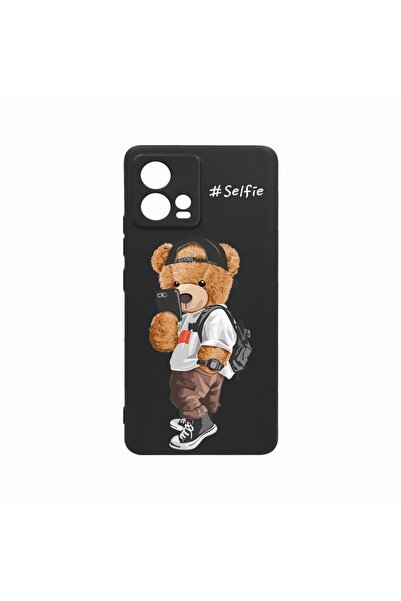 bestcase Husa Silicon, Compatibila Cu Motorola Edge 30 Fusion, Selfie Teddy B...