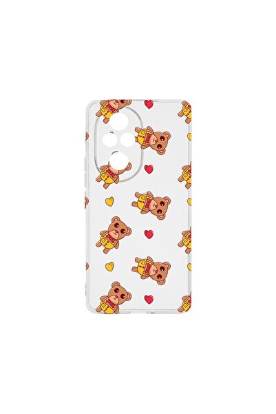 bestcase ¬Æ Husa Clear Silicon 2MM, Compatibila Cu Honor 200 Pro, Teddy Bear ...