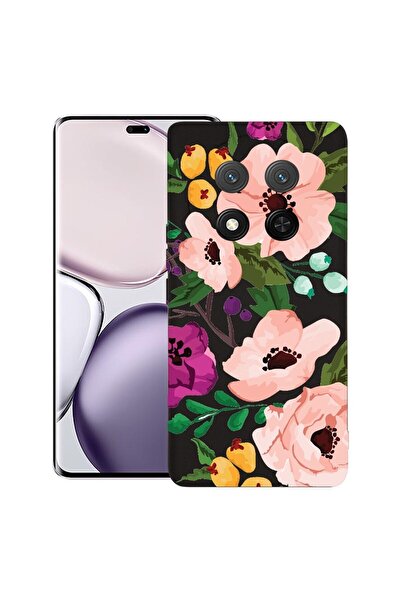 bestcase Husă pentru Honor Magic 7 Lite, Silicon Premium Subțire 1.2MM, Flori...