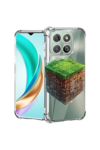 bestcase Husă pentru Honor X7c / 200 Smart cu design Minecraft World, Antișoc...