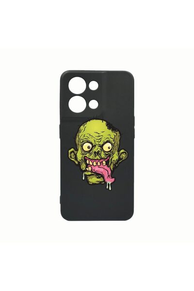 bestcase Husa Silicon, Compatibila cu Oppo Reno8 Pro, Zombie, Rezistenta la u...