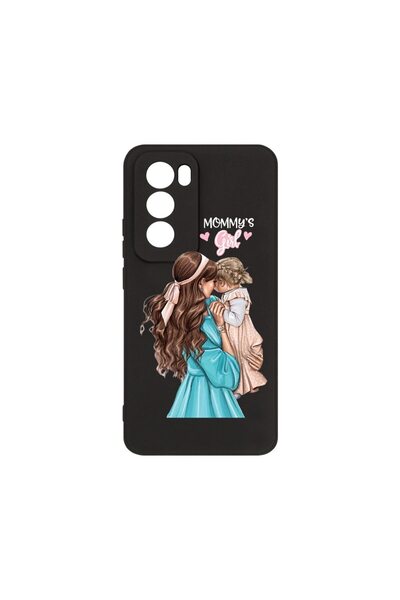 bestcase Премиум силиконов калъф, съвместим с OPPO Reno12 Pro, Маминото момич...