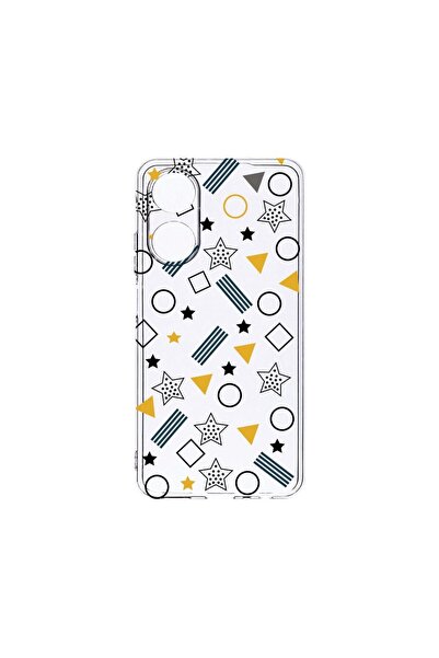 bestcase Διαφανής Θήκη Σιλικόνης 2MM, Συμβατή με OPPO A98 5G, Γεωμετρική, Αντ...