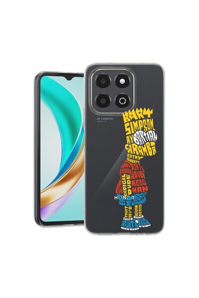 bestcase Θήκη για Honor X6b, BestCase® Διαφανής Σιλικόνη 2MM, Καλλιγραφία Bar...