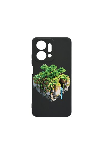 bestcase Θήκη Σιλικόνης Premium Λεπτή 1.2MM, Συμβατή με Honor X7a, Minecraft,...
