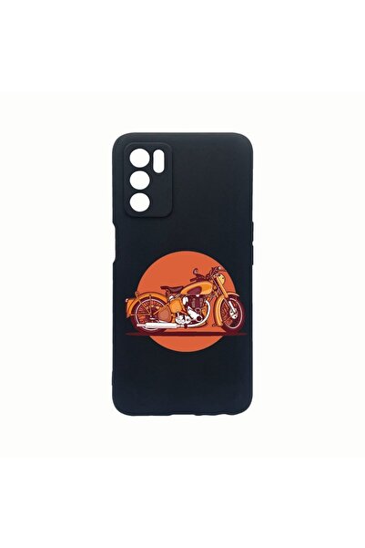 bestcase Husa Silicon, Compatibila cu Oppo A54s, Retro Bike, Rezistenta la uz...
