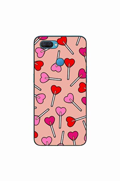 OEM Husa compatibila cu Oppo A12 Silicon Gel Tpu Model Valentines Heart Lolipops