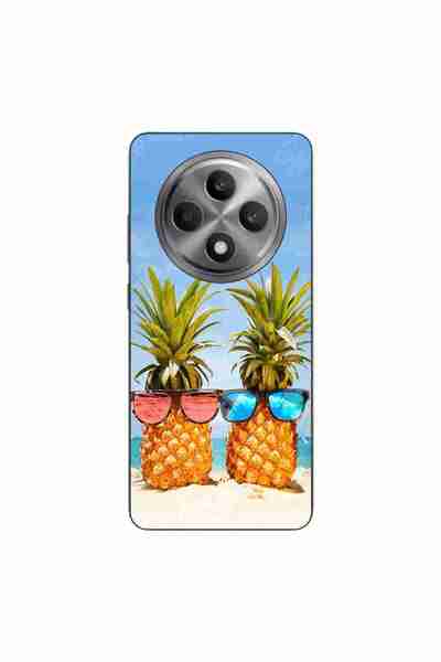 OEM Husa compatibila cu Oppo Reno12 FS Silicon Gel Tpu Model Beach Pinneaples