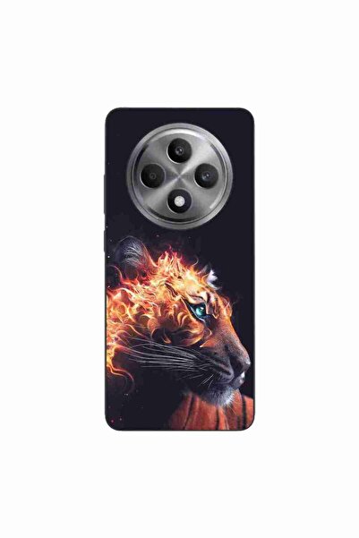 OEM Husa compatibila cu Oppo Reno12 FS Silicon Gel Tpu Model Flameborn Tiger