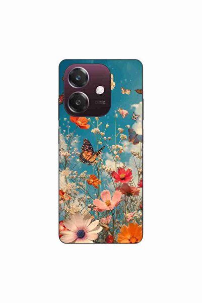 OEM Husa compatibila cu Oppo A40 Silicon Gel Tpu Model Flori si Fluturi
