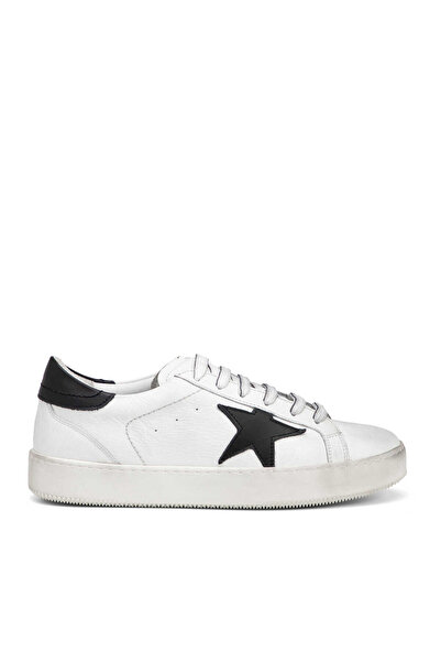 Tergan Beyaz Hakiki Deri Kadın Sneaker - K25I1AY68072-A26