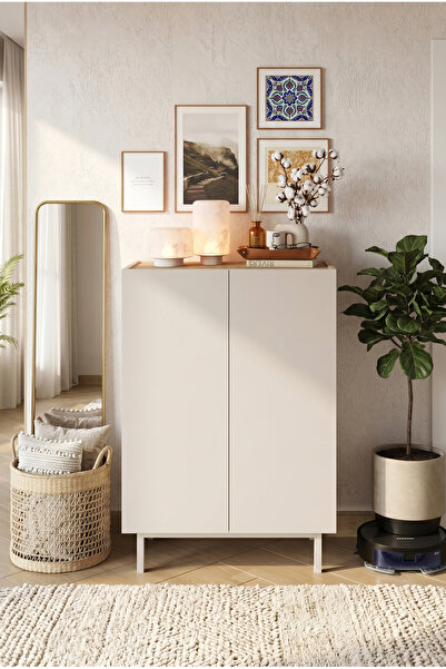 Yurudesign Sedra Ayakkabılık Çok Amaçlı Dolap Kumsal-Sepet SD8-CS