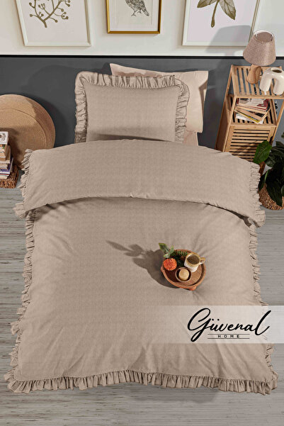 Güvenal Bellia |   Ruffled Single Duvet Cover Set |   Pillowcase |   Duvet Co...