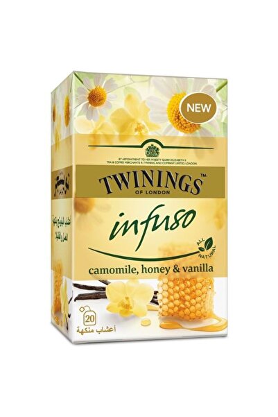 Twinings أكياس شاي البابونج بالعسل والفانيليا - 20 كيس